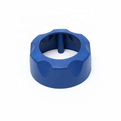 Dymolding custom dy101 blue PA plastic handle cap for furniture door