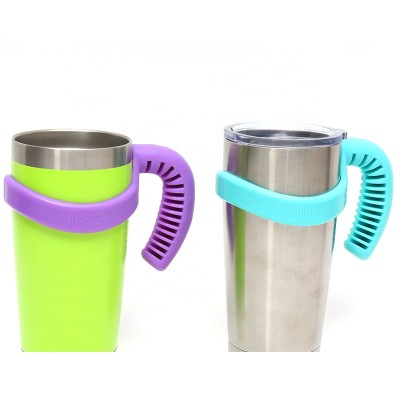 Dymolding custom hot selling dy040 tumbler handle mug handle plastic handle for 20 oz tumbler